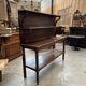 Late nineteenth century oak shop furniture