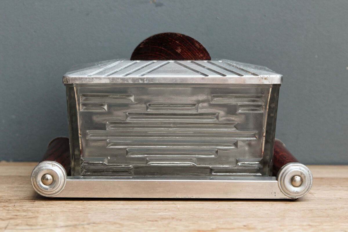 Butter maker and its art deco tray
