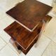 Art Deco Console in walnut with 3 levels, Circa 1938.
