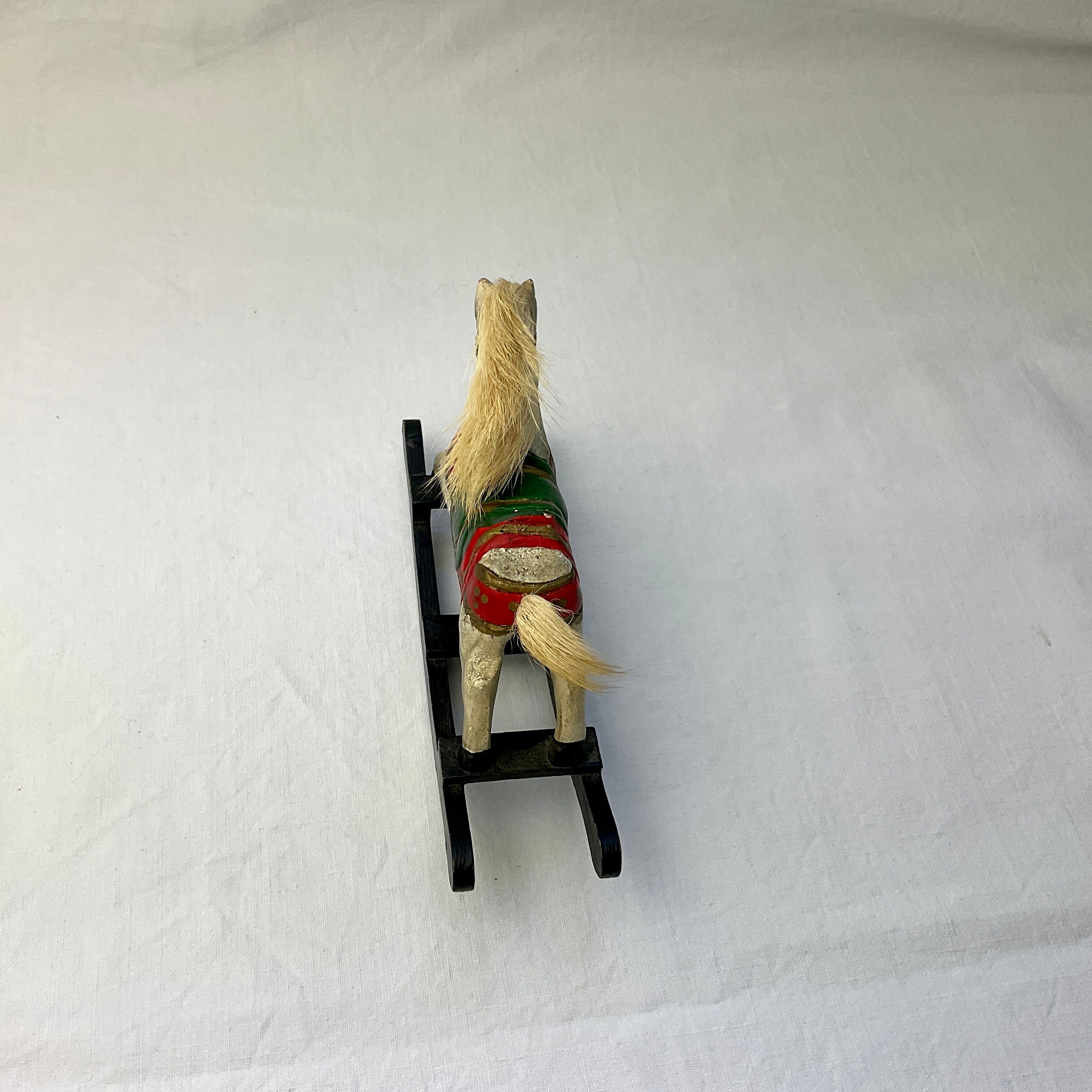 Small wooden horse toy