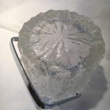 Scandinavian design frosted glass ice cube bucket