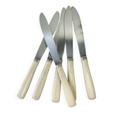 6 vintage Bakelite ivory knives France