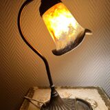 Adjustable table lamp in glass paste, 1960s