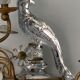Pair of parrot crystal or parakeet wall sconces Maison Baguès 1950