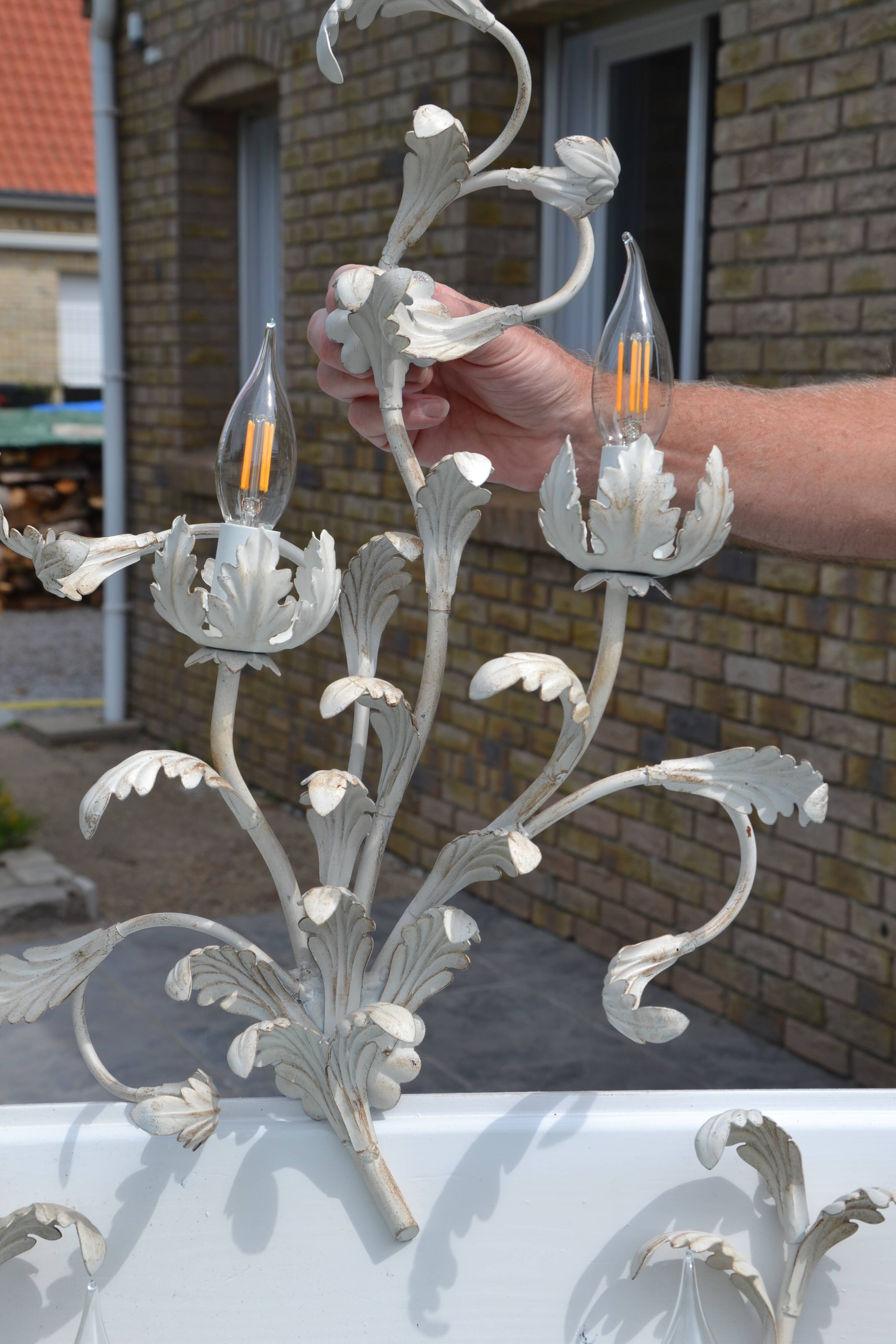 Large Florentine wall sconce
