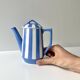 Small art deco coffee pot fox trott sarreguemines 1930s