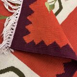 1950s Moldavian Kilim Runner Rug 96 x 200 cm