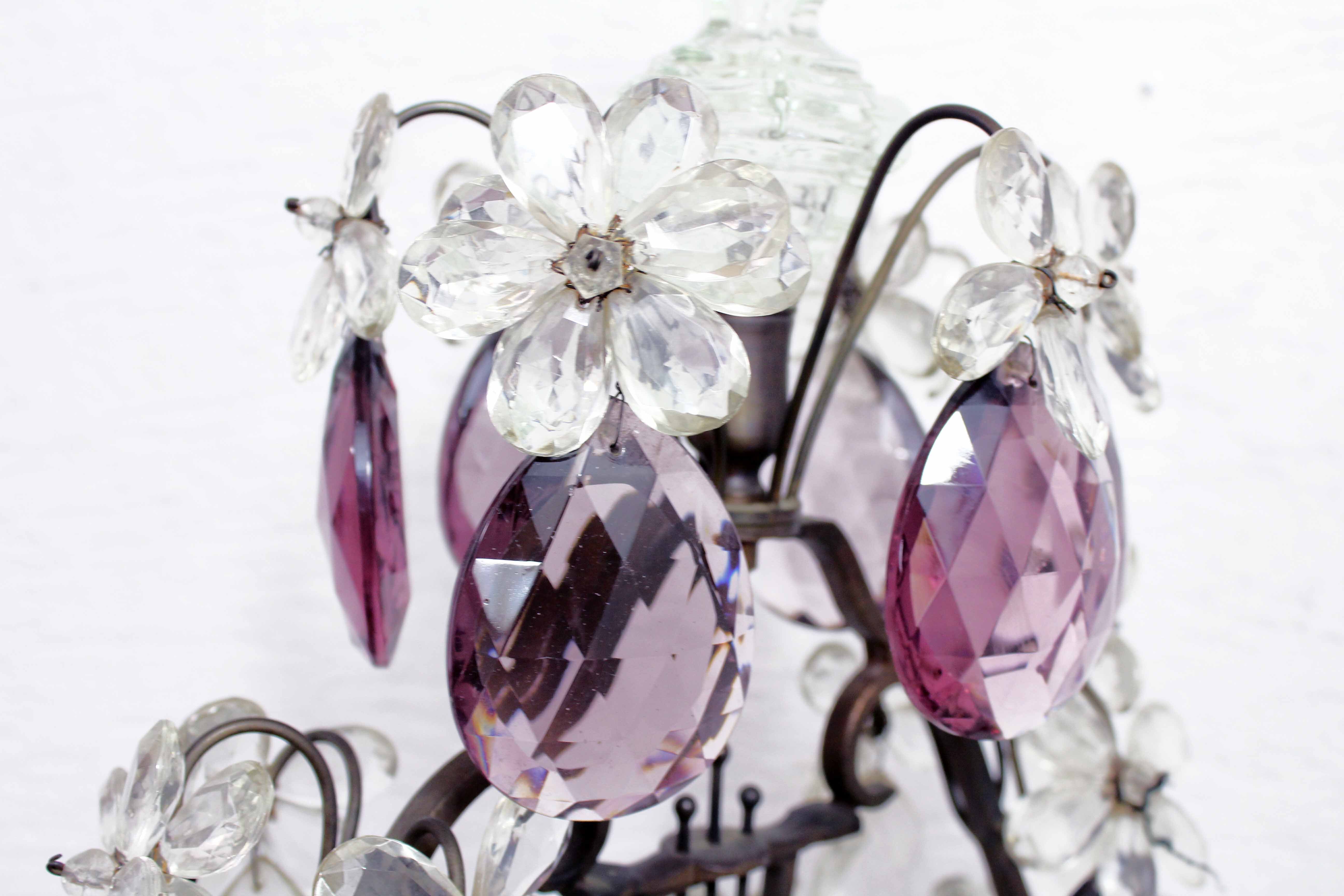 Crystal girandole lamp