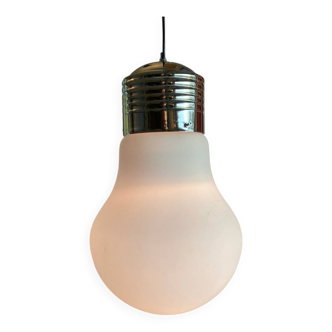 Bulb pendant light. Giant bulb by Ingo Maurer.
