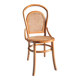 Chaise cannée en bois naturel