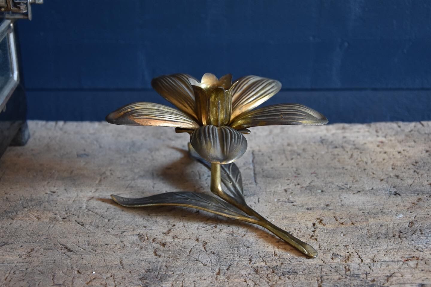 Brass candle holder