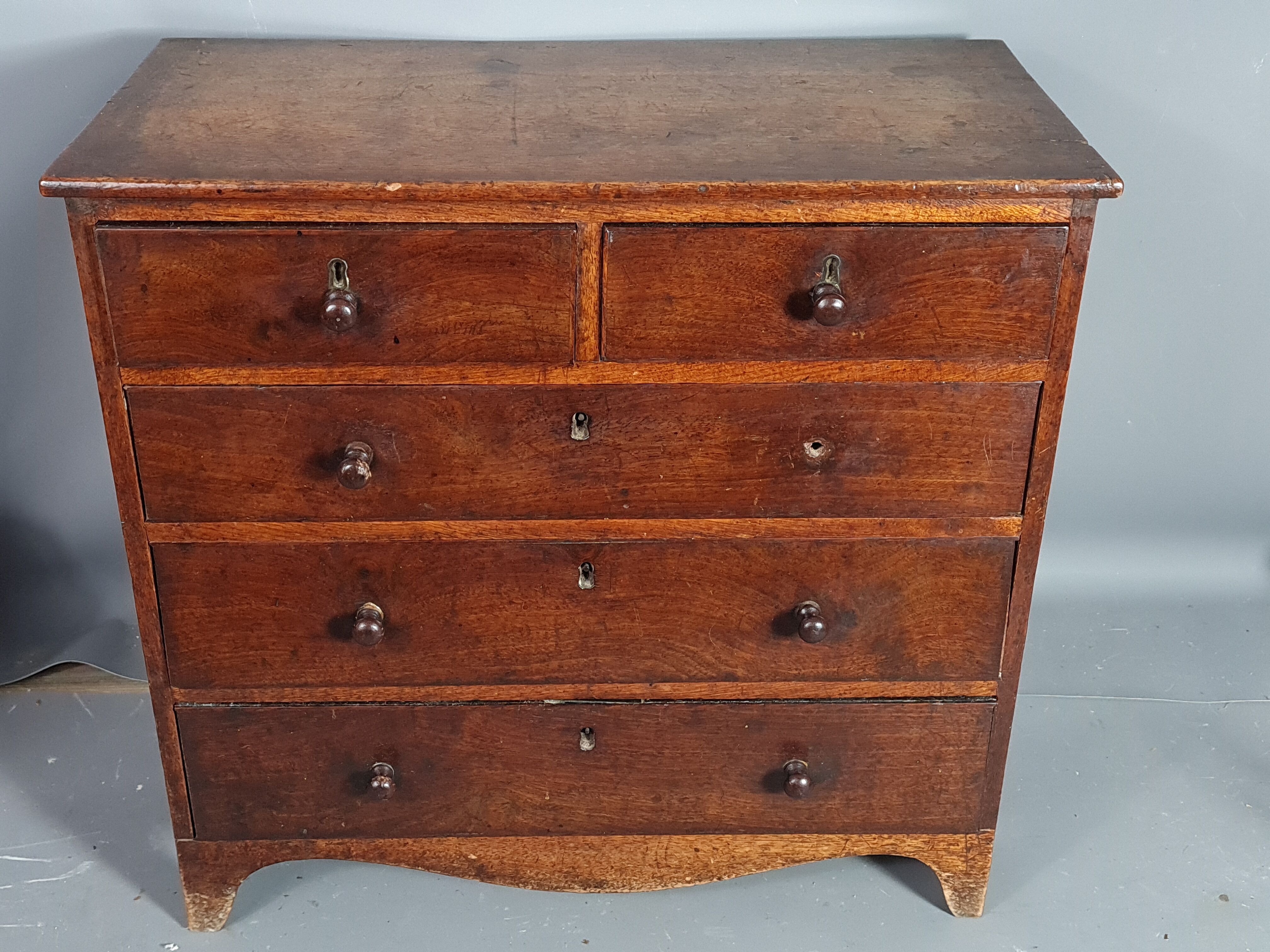 Old drawer box sewing storage Around 1900