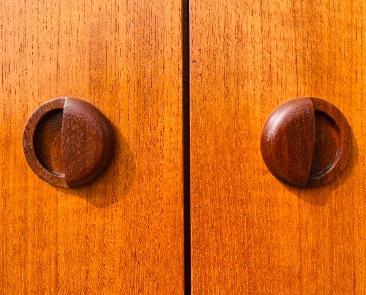 Teak storage cabinet, Scandinavian style, Circa 60's