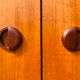 Teak storage cabinet, Scandinavian style, Circa 60's