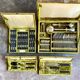 68-piece silver-plated and black ebony cutlery set with 4 velvet cases