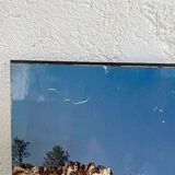 Old “desert” photo on wood