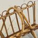 Rattan magazine rack