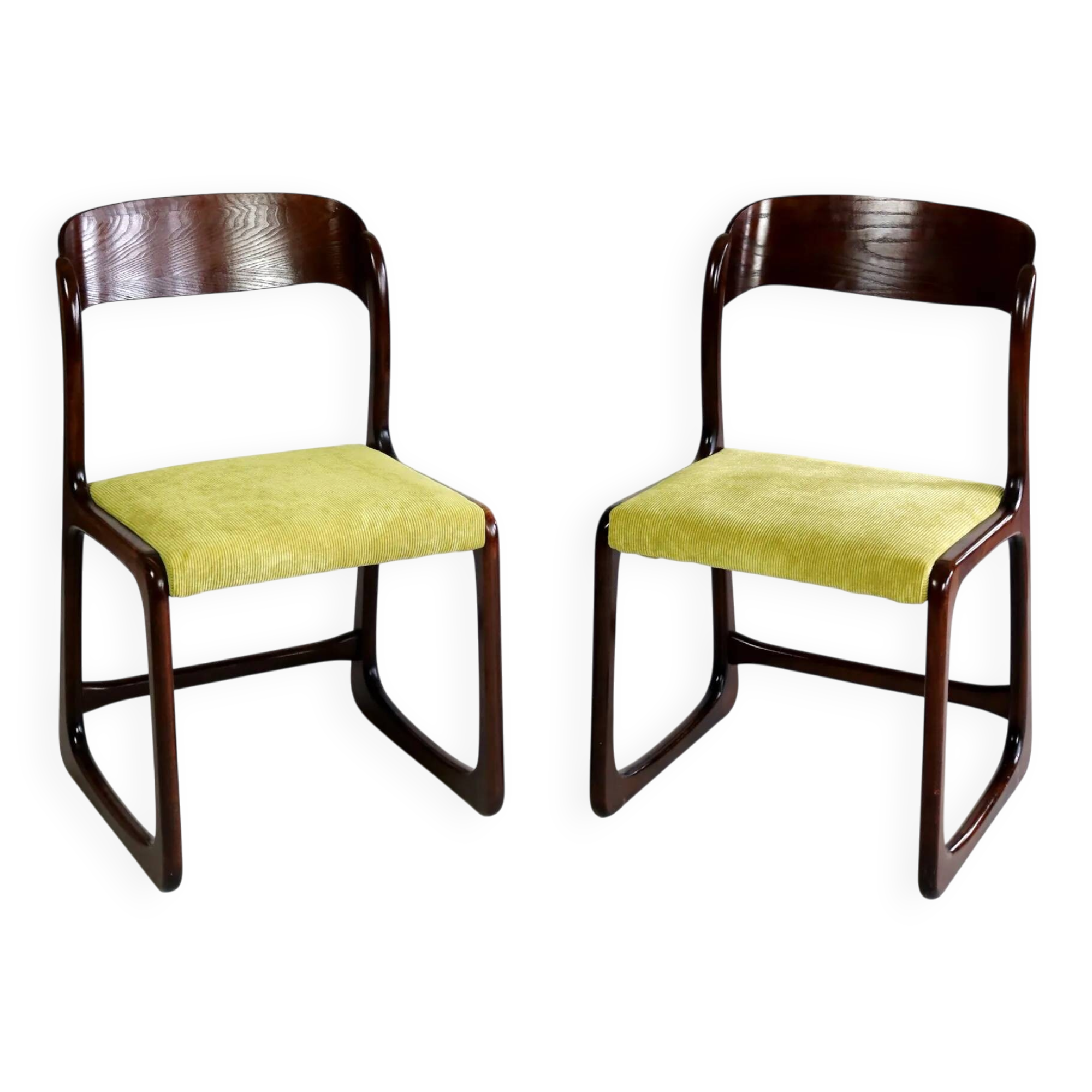 Paire de chaises « Traineau »