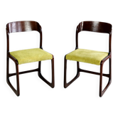 Pair of "Sled" chairs