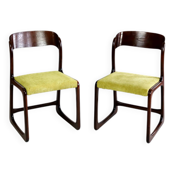 Pair of "Sled" chairs