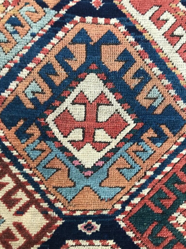 Tapis ancien Kazak 204x280cm