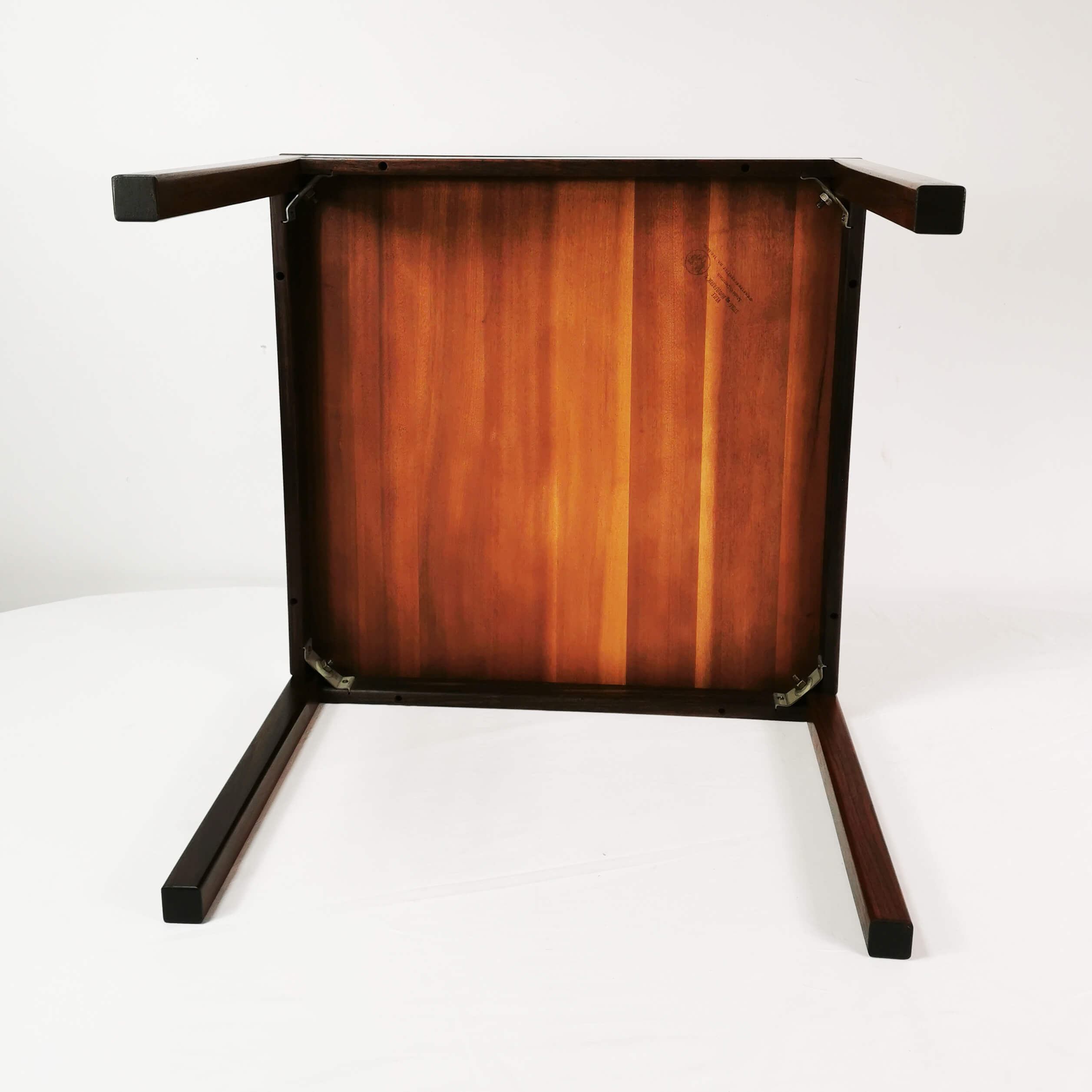 Mahogany Coffee Table, Vejle Stole, Denmark, 1970s