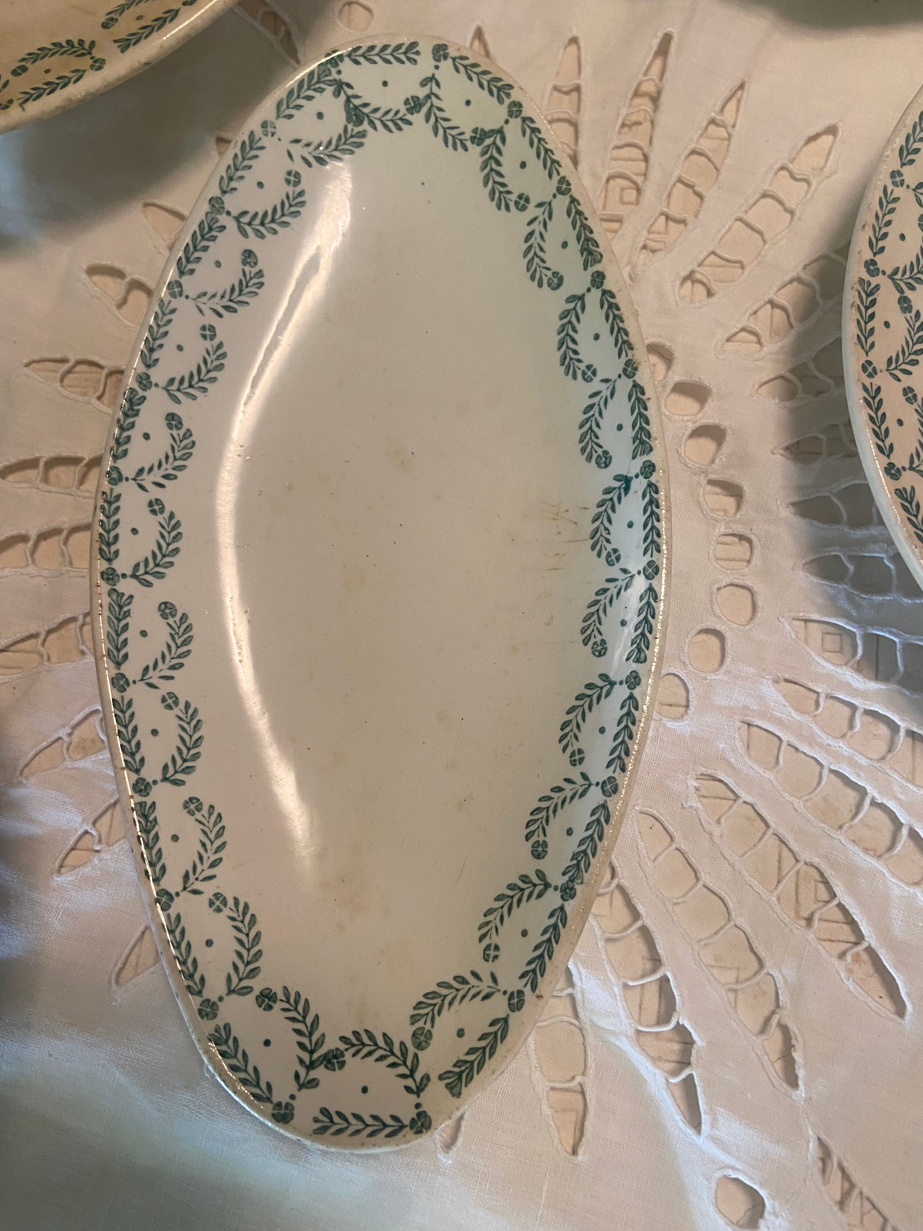 Vintage ceramic 12 plates and 3 plates