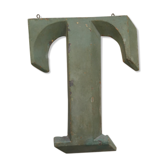 Letter sign beginning 20th