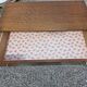 Vintage oak commode from the 1960s.