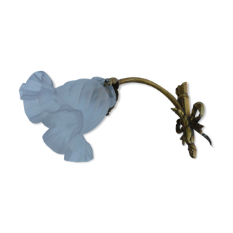 Bronze swan collar sconce