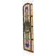 Large Colorful Stained-Glass Medallion