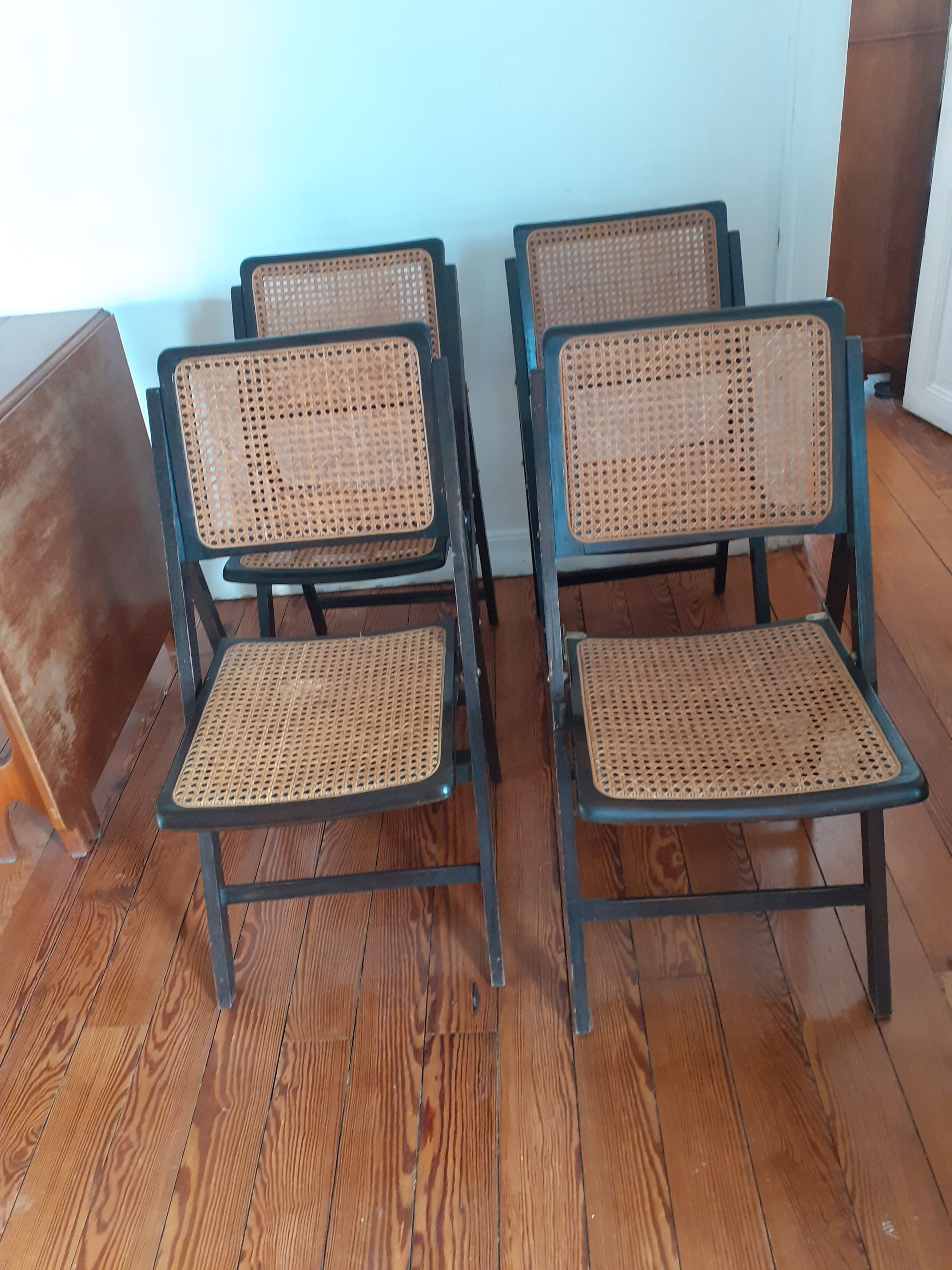 Vintage folding chairs