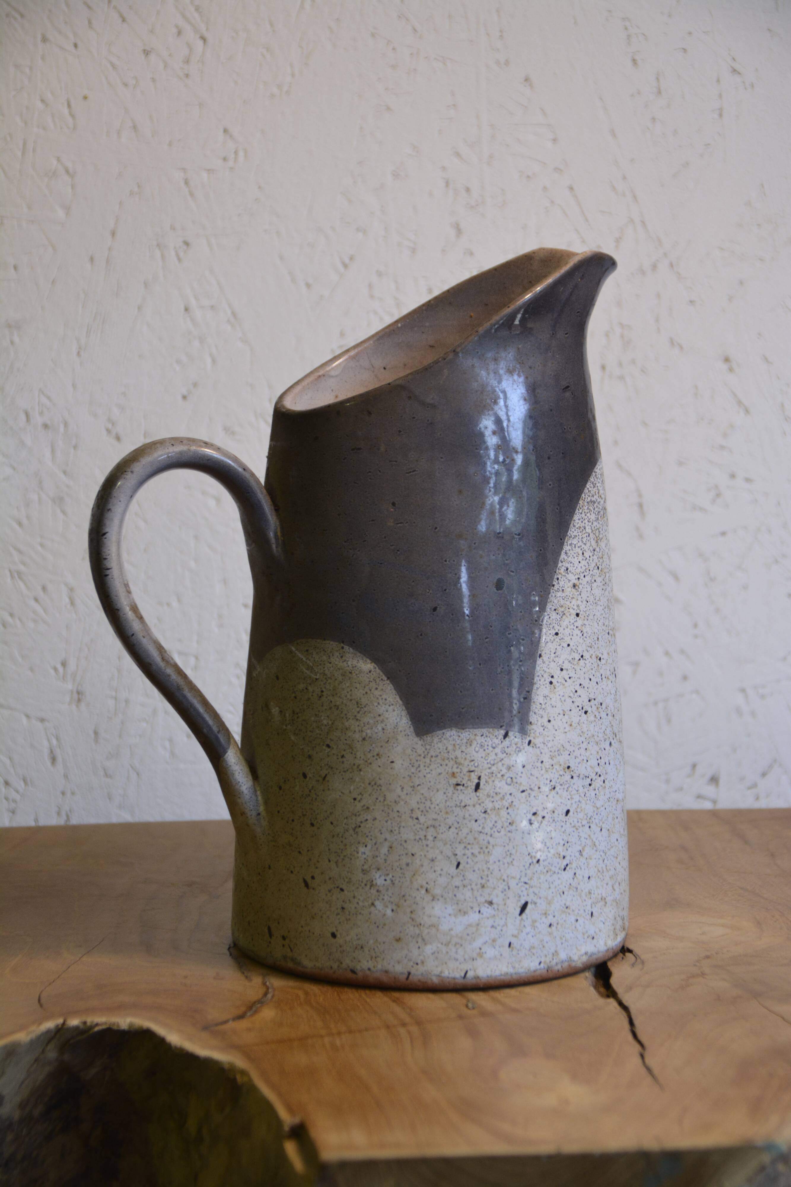 Gray pitcher