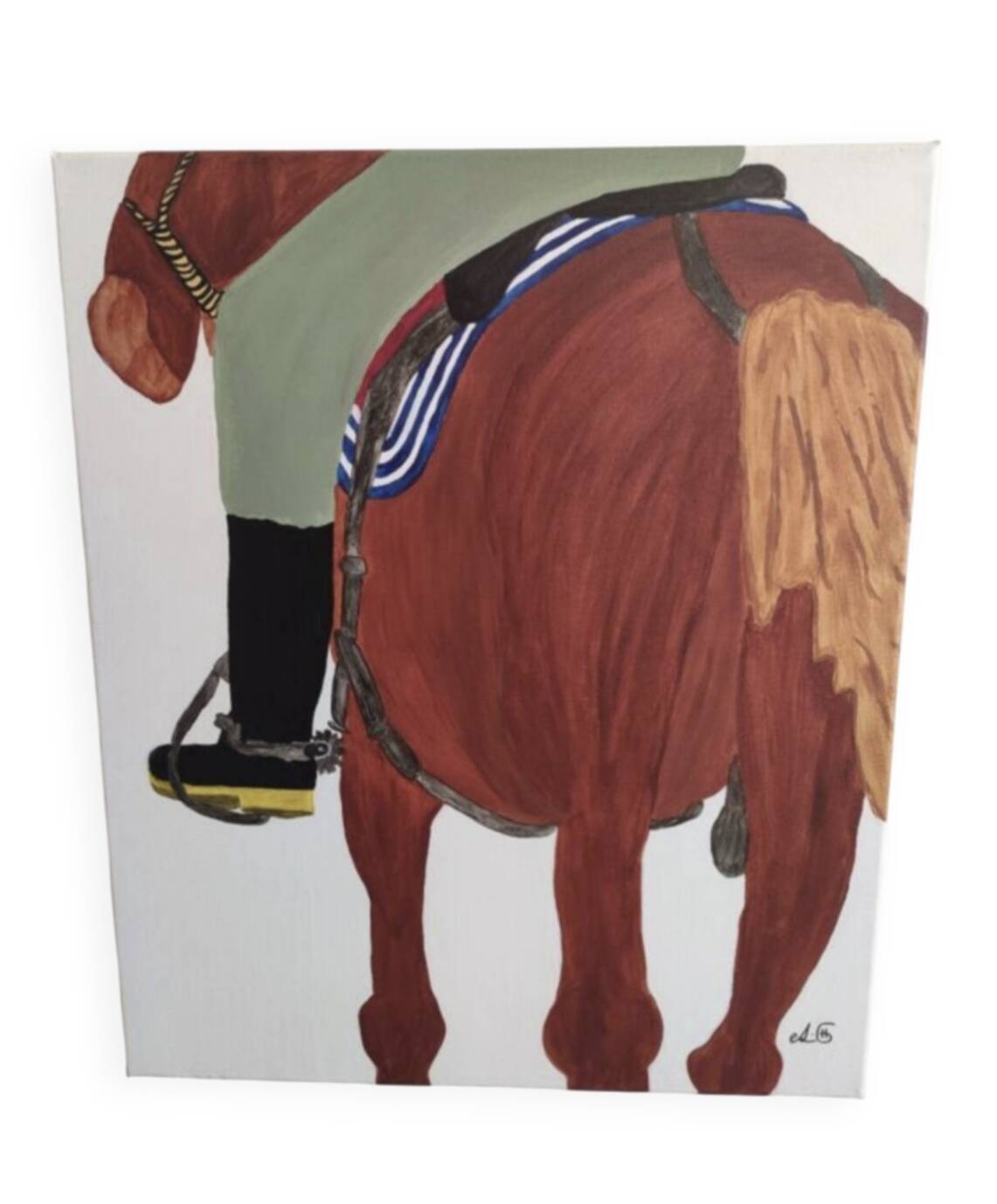 Canvas "Cuban Stroll Cuban Cowboy"