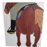 Canvas "Cuban Stroll Cuban Cowboy"