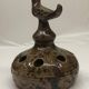Vase en grès pyrite zoomorphe