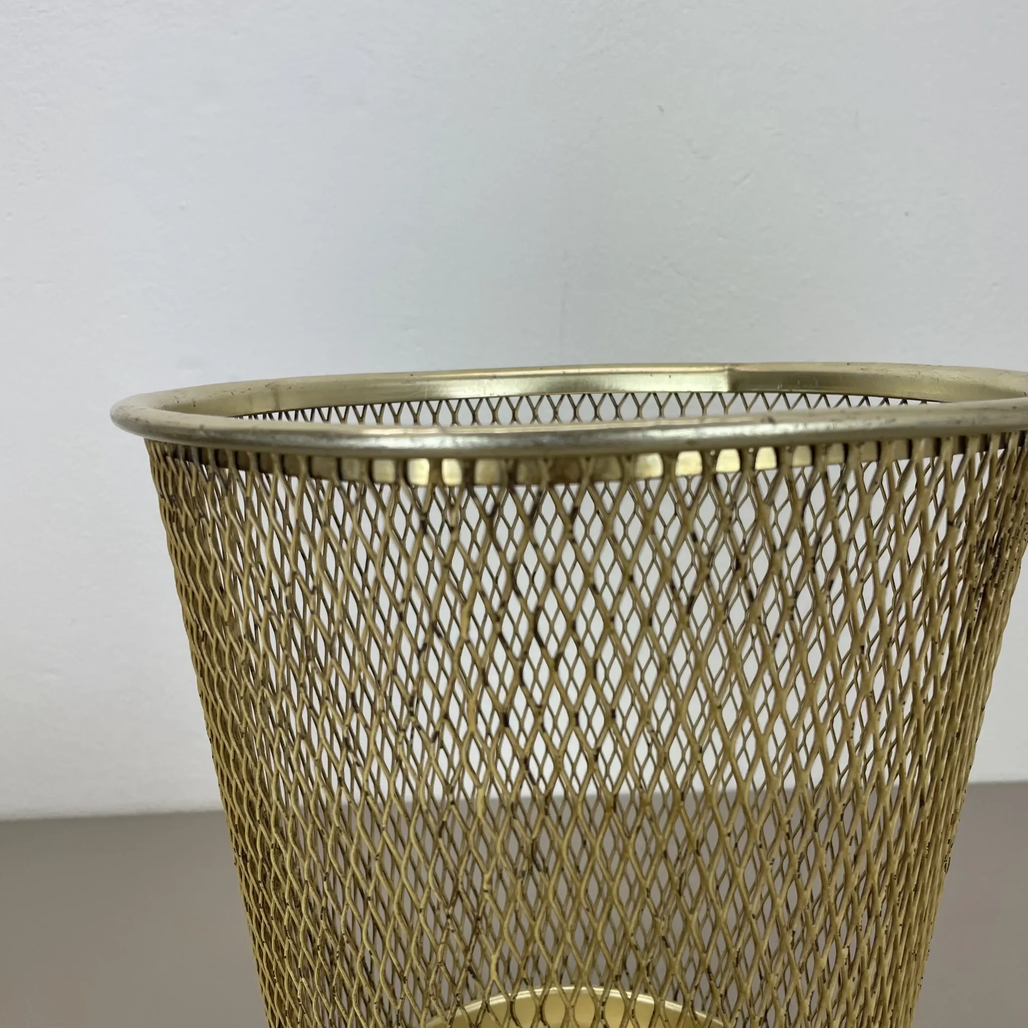 Vintage Paper Basket and Umbrella Stand in the Matégot Style, France, 1970s