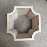 Table basse en travertin vintage