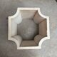 Vintage travertine coffee table