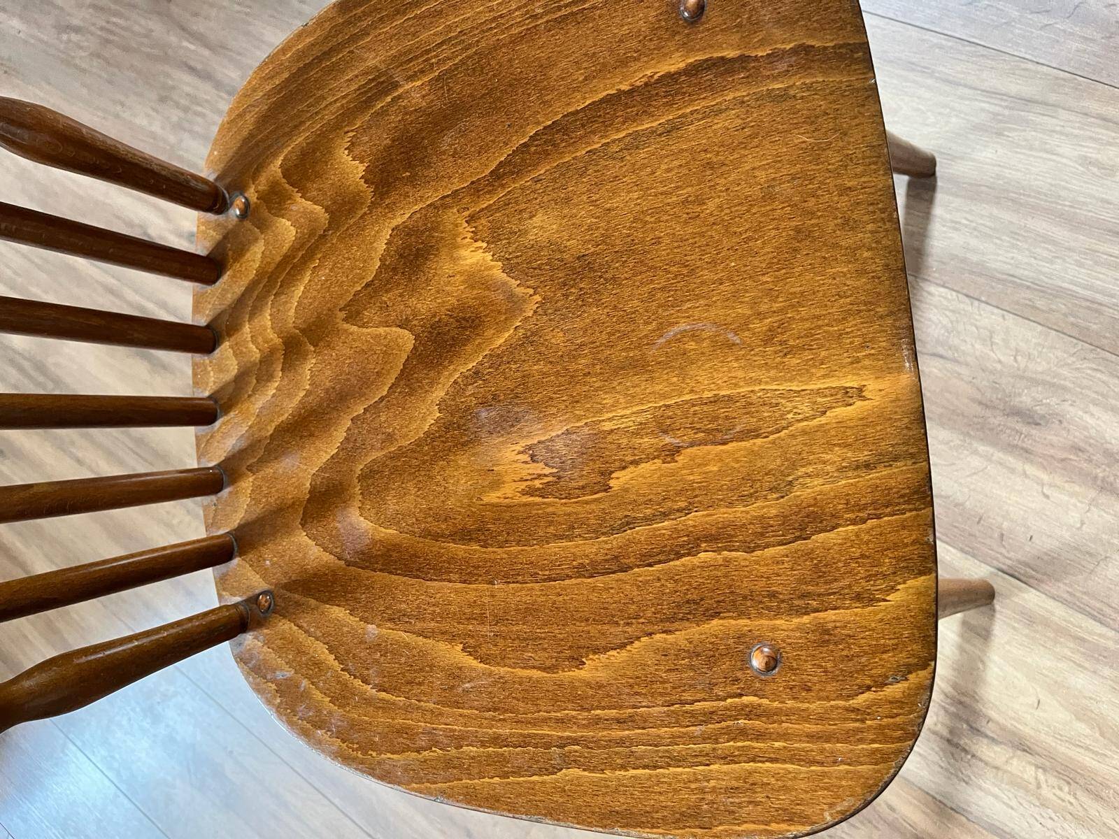 Set of 4 mismatched chairs