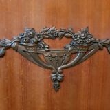 Art Deco showcase sideboard in merisier et zebrano