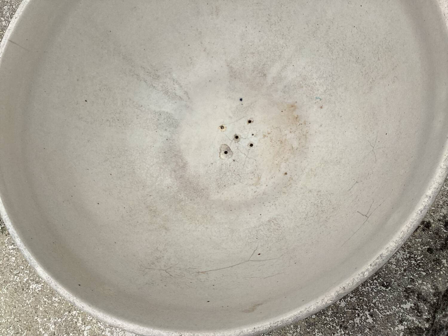 Large lead-free digoinite terrine dish