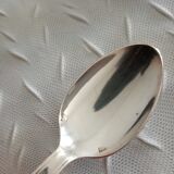 12 moka spoons in silver metal art deco