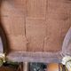 Pair of Louis XVI style chairs from the 18th century with lyre back.