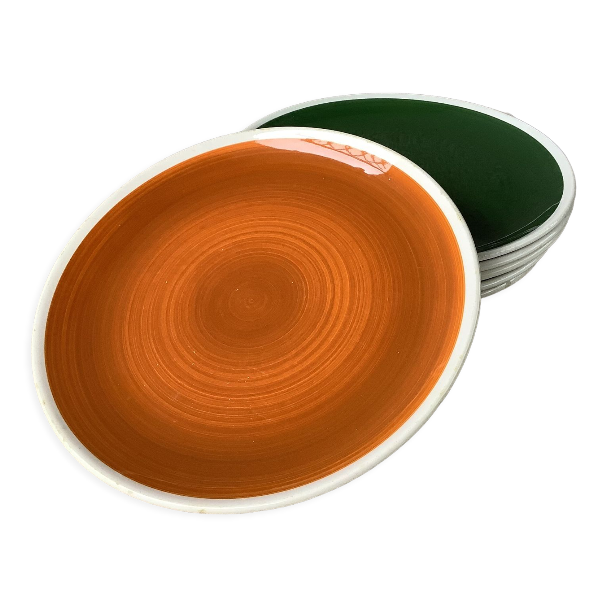 Ironstone plates SGV Hand Crafted Made in Italy