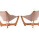 Set of 2 'Luna' armchairs by Odd Knutsen, Norway 1970