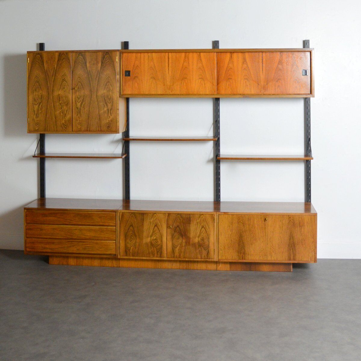 Palisandre modular bookcase 1960