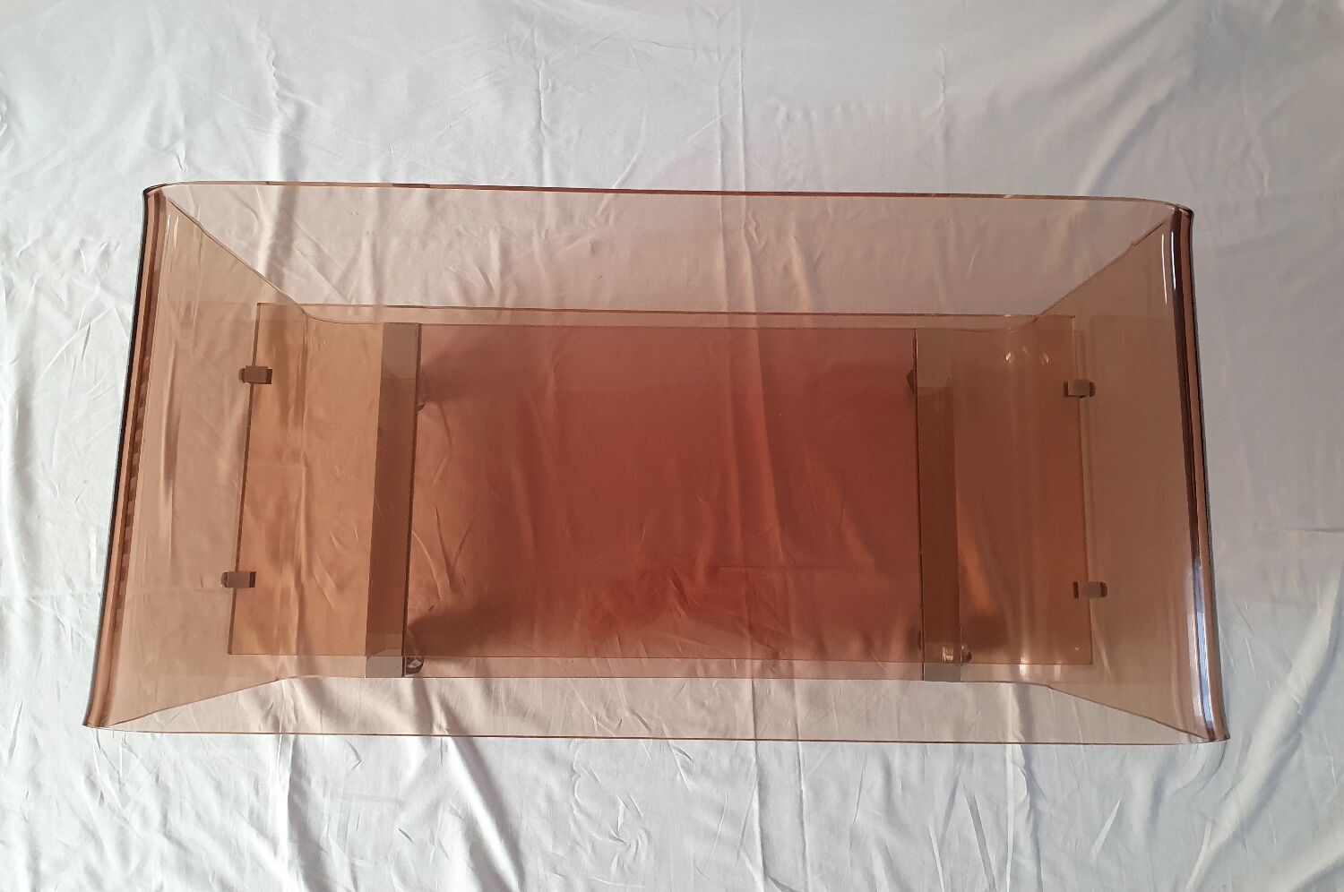 Smoked plexi furniture Michel Dumas