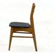 Extendable table set and 4 scandinavian dining chairs in teak 1960