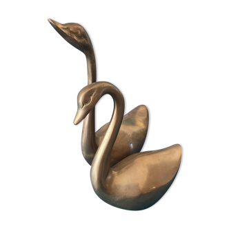 Brass swans